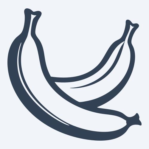 a banana graphic