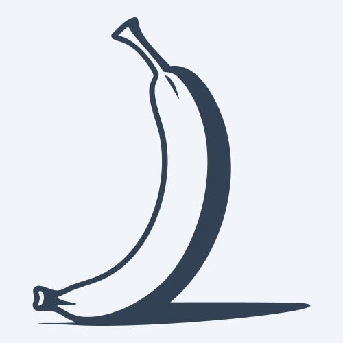 a banana graphic
