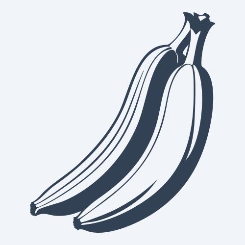 a banana graphic