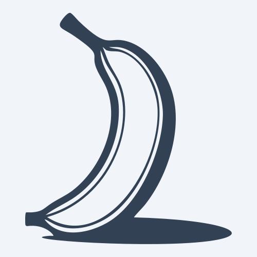 a banana graphic