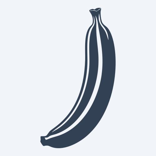 a banana graphic