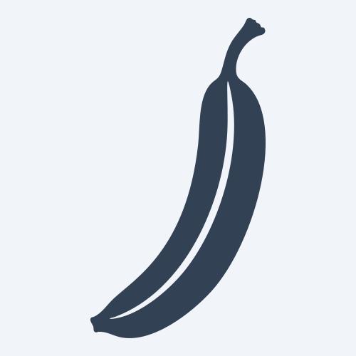 a banana graphic