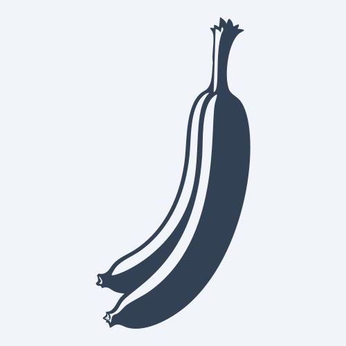 a banana graphic