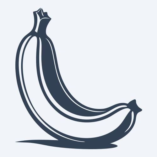 a banana graphic