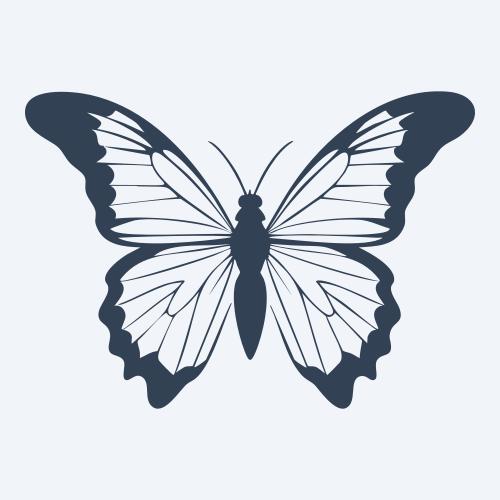 a butterfly vector