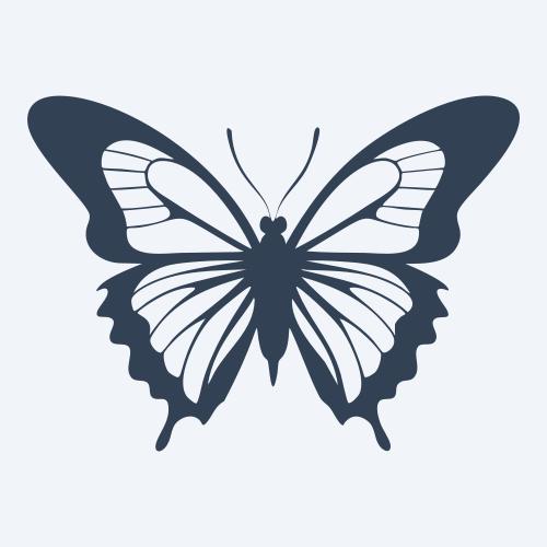 a butterfly vector