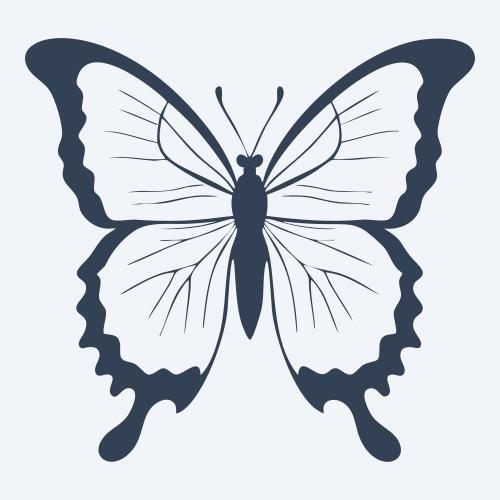a butterfly vector