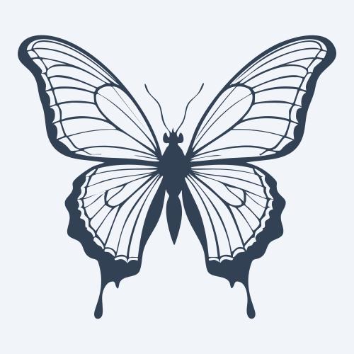 a butterfly vector
