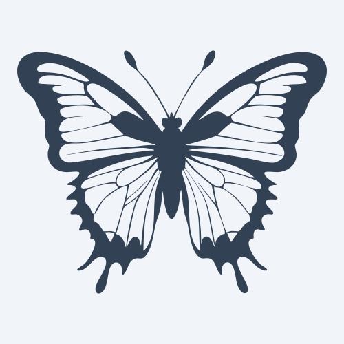 a butterfly vector