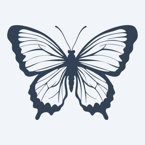 a butterfly vector