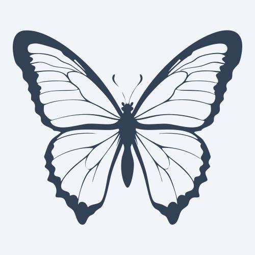 a butterfly vector