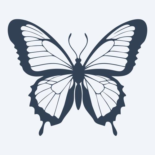 a butterfly vector