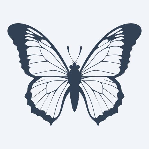 a butterfly vector