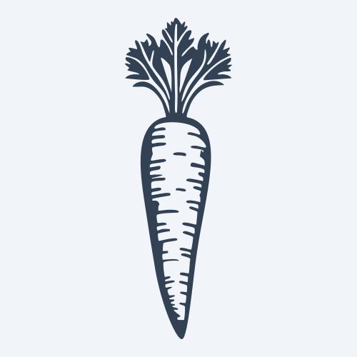 a carrot graphic