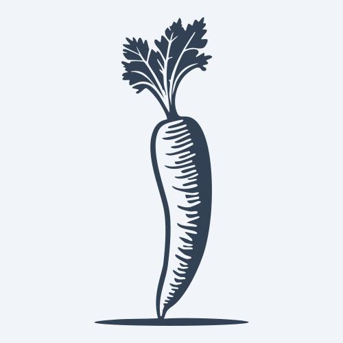 a carrot graphic