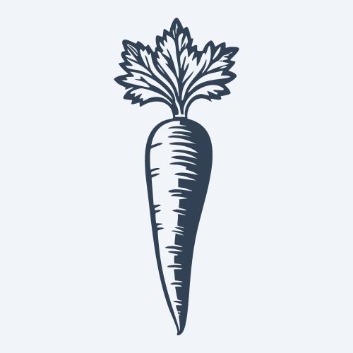 a carrot graphic
