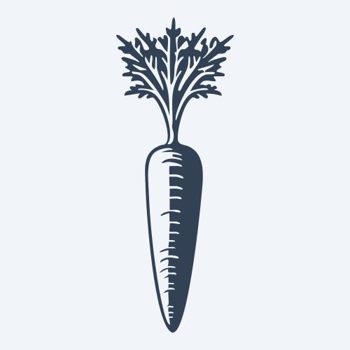 a carrot graphic