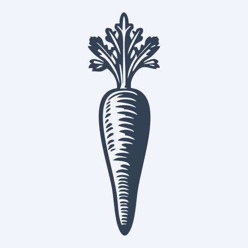 a carrot graphic