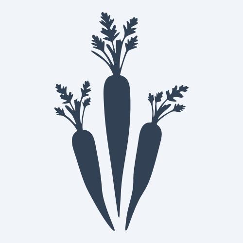 a carrot graphic
