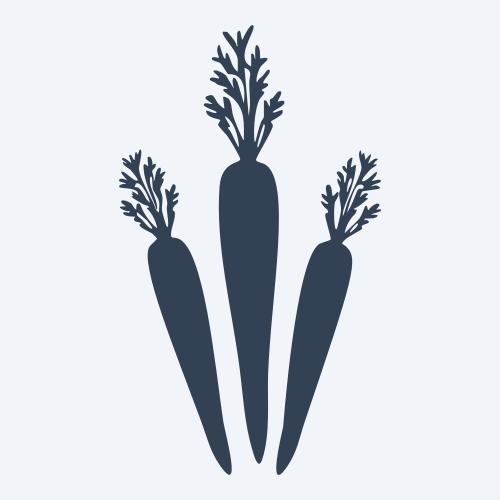 a carrot graphic
