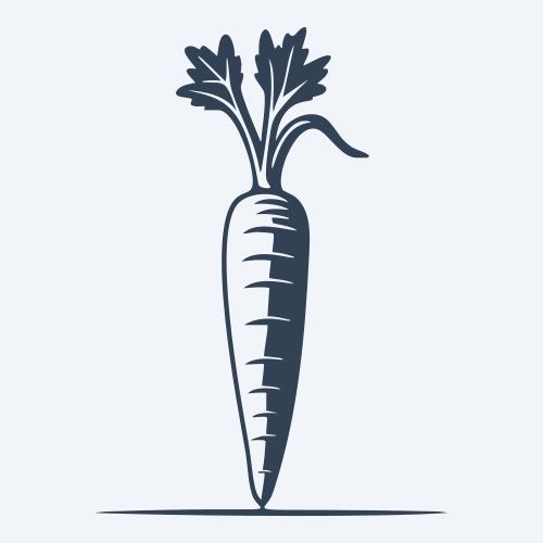 a carrot graphic