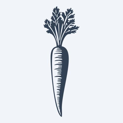 a carrot graphic