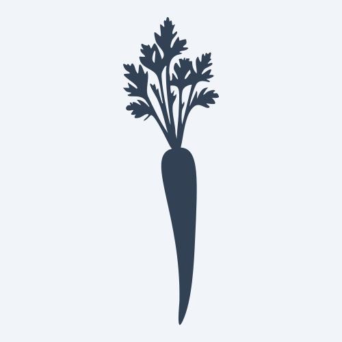 a carrot graphic
