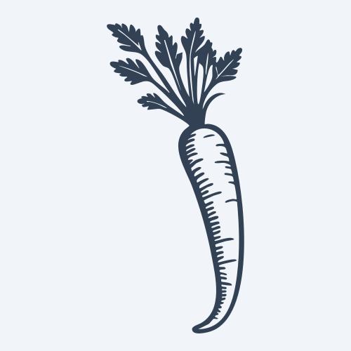 a carrot graphic