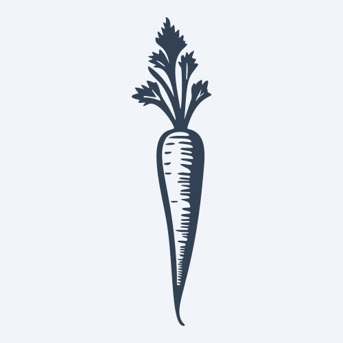 a carrot graphic