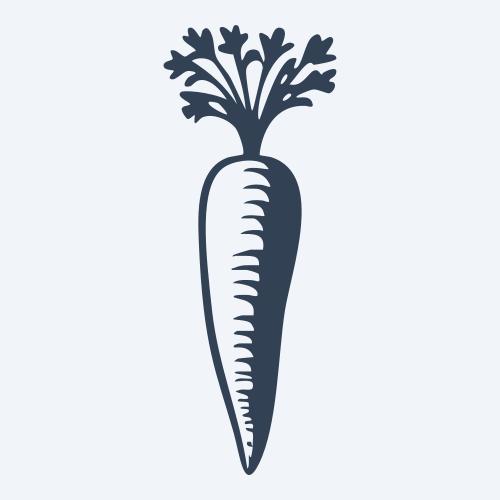 a carrot graphic