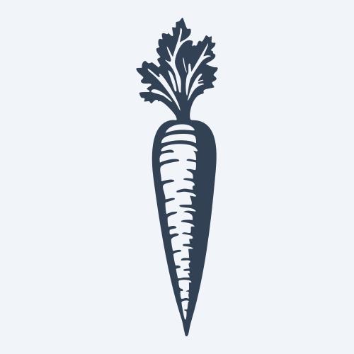 a carrot graphic