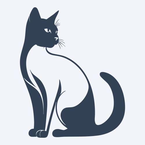 a cat graphic