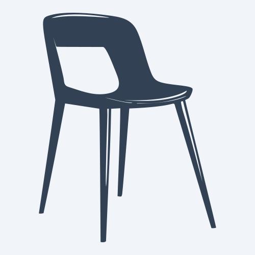 a chair graphic