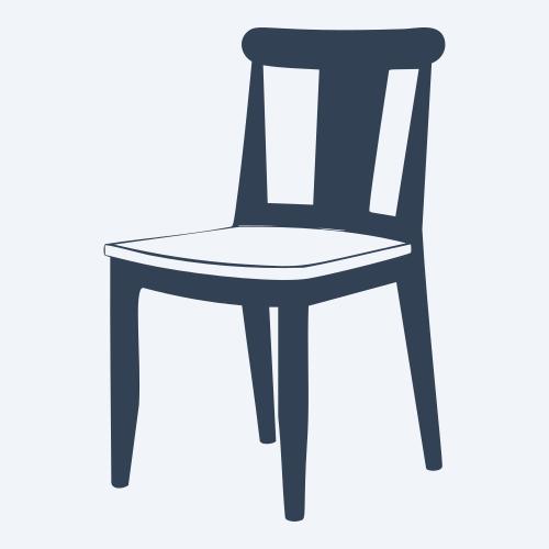 a chair graphic