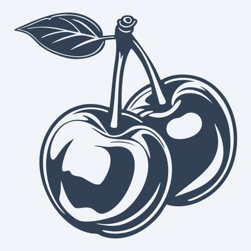 a cherry vector
