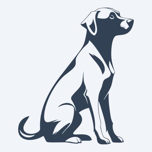 a dog graphic