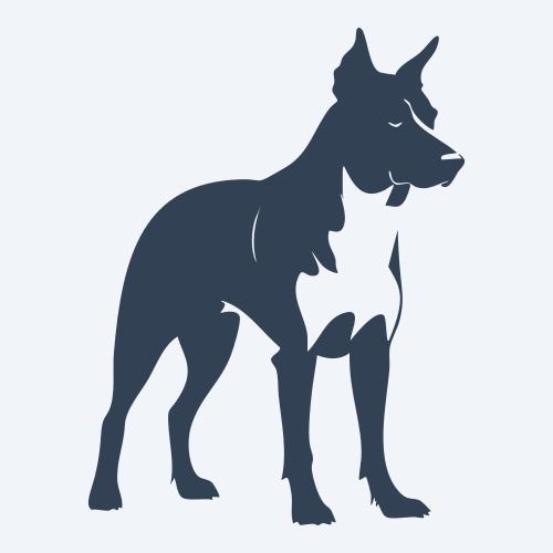 a dog graphic
