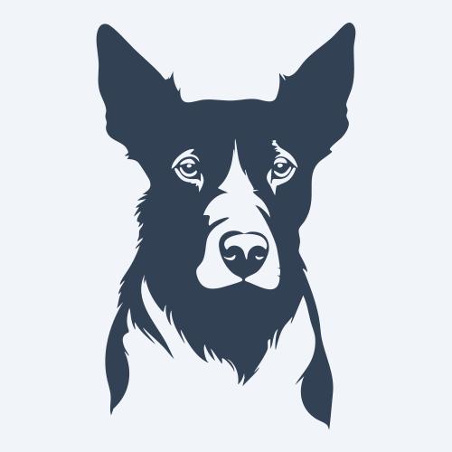 a dog graphic