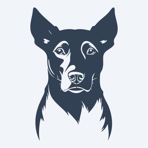 a dog graphic