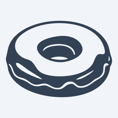 a donut graphic
