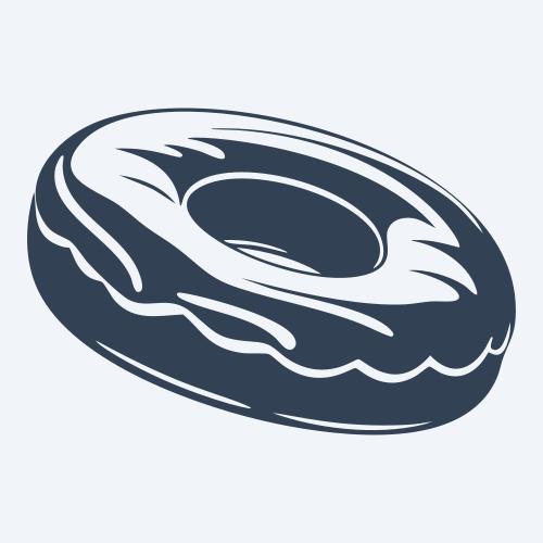 a donut graphic