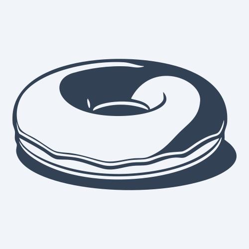a donut graphic