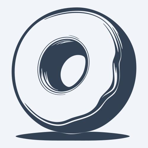 a donut graphic