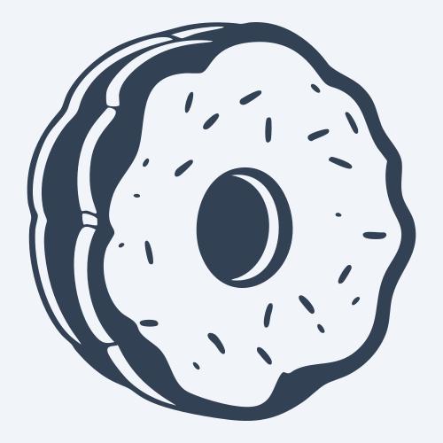 a donut graphic