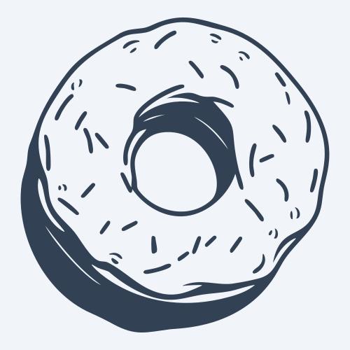 a donut graphic