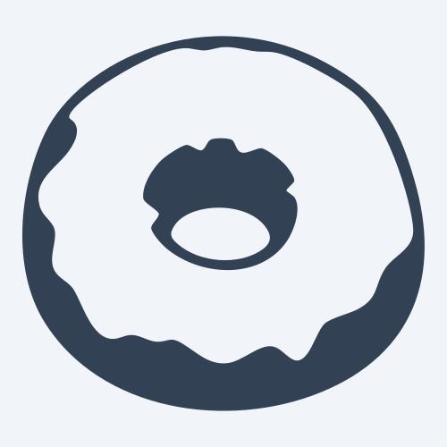 a donut graphic