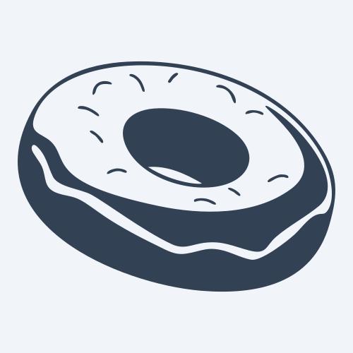 a donut graphic