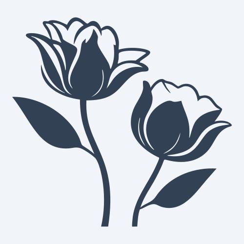 a flower graphic