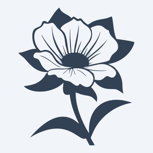 a flower graphic
