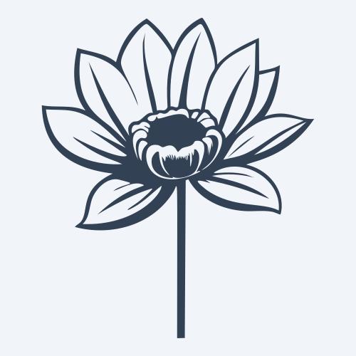 a flower graphic